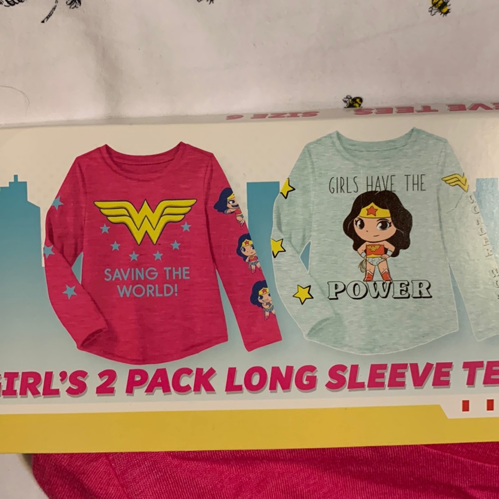 Wonder Woman 2 pack long sleeve t-shirts